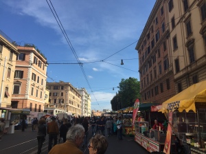 Street fair before the concert